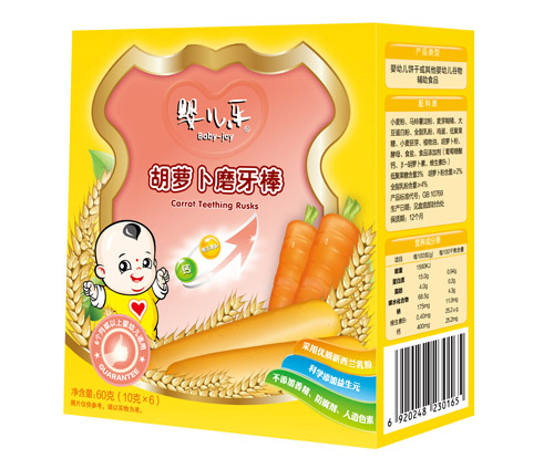 yinge樂胡蘿卜磨牙棒60g