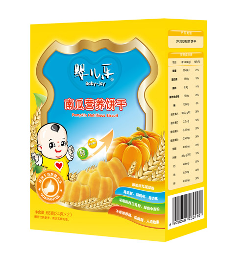 yinge樂(lè)南瓜營(yíng)養(yǎng)餅干