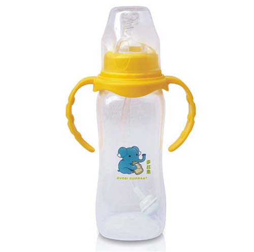 多比象帶手柄yinge自動(dòng)奶瓶黃色