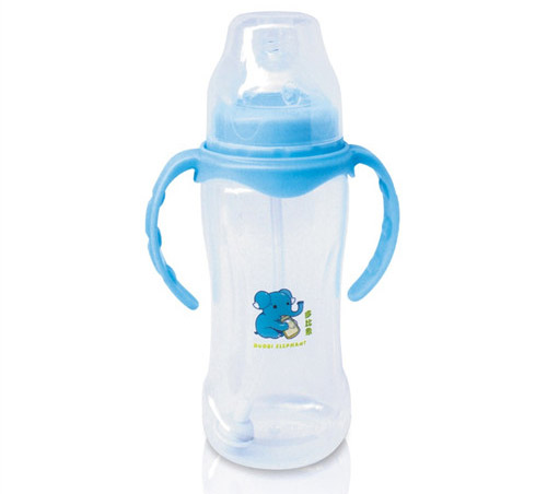 多比象帶手柄yinge自動奶瓶藍(lán)色