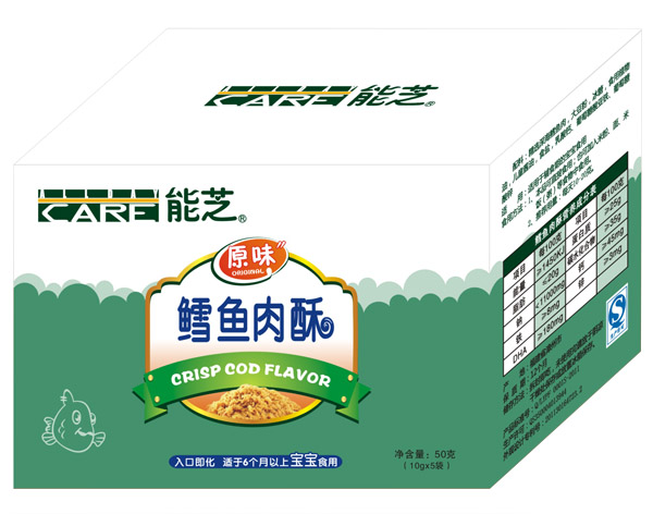 能芝50克鱈魚肉酥