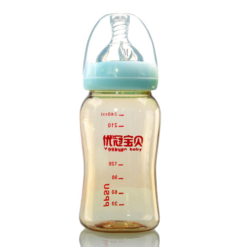 優(yōu)冠寶貝PPSU奶瓶240ml藍色