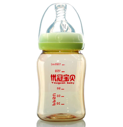 優(yōu)冠寶貝PPSU奶瓶180ml綠色
