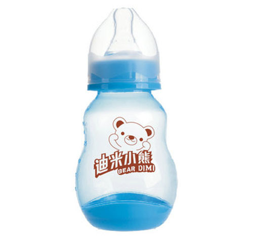 迪米小熊標口帶底座葫蘆形PP奶瓶150ml