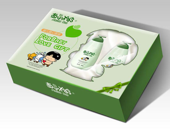 西瓜太郎嬰兒洗護用品愛心禮盒