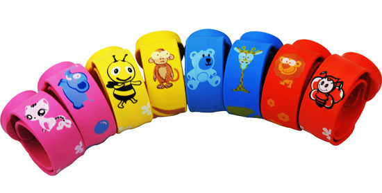 BUGOUT笑臉啪啪圈驅蚊手環(huán)