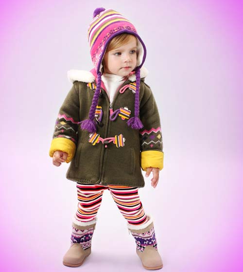 阿卡邦女童休閑外套