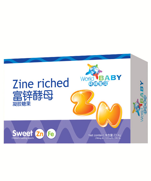 環(huán)球寶貝富鋅酵母凝膠糖果