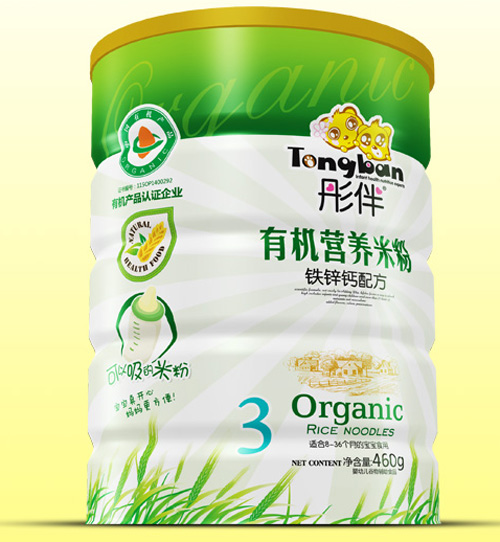 彤伴鐵鋅鈣有機(jī)米粉鐵聽裝3段