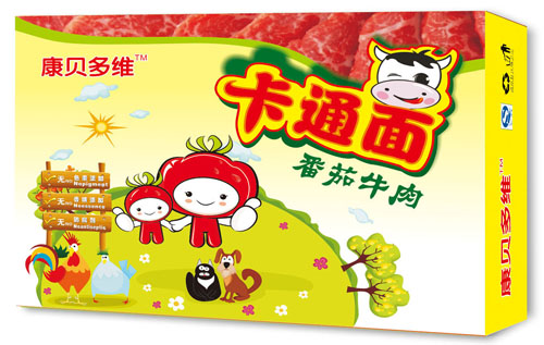 康貝多維番茄牛肉卡通面橫版