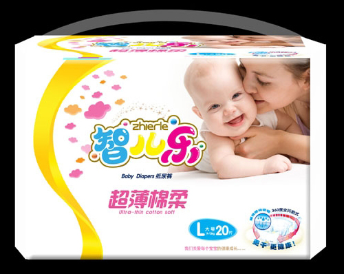 智兒樂(lè)超薄棉柔yinge紙尿褲L碼