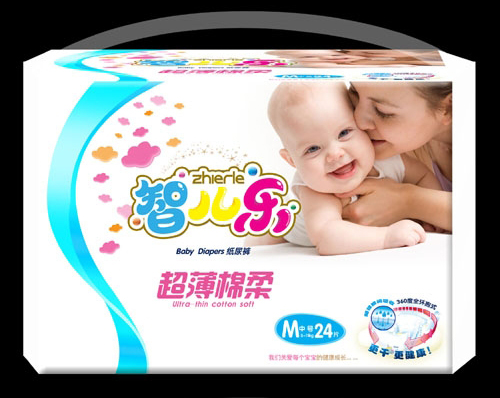 智兒樂超薄棉柔yinge紙尿褲M碼