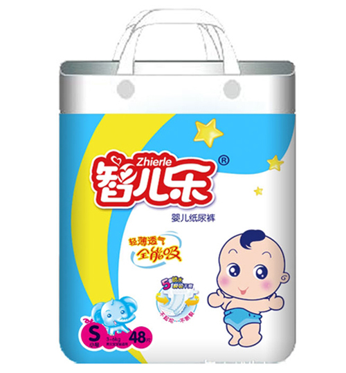 智兒樂輕薄透氣yinge紙尿褲S碼