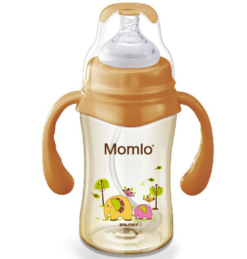 苗苗樂(lè)寬口弧形PPS奶瓶240ML