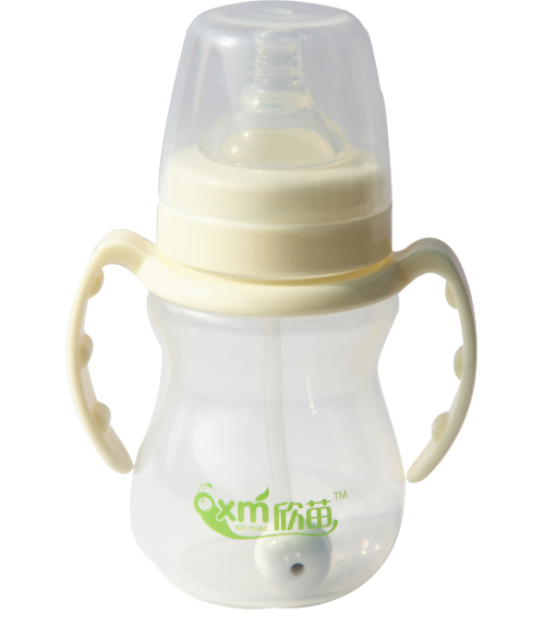 欣苗帶手柄自動奶瓶