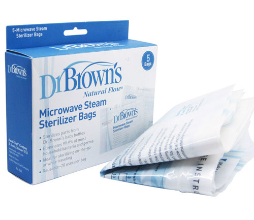 布朗博士微波爐蒸汽消毒袋(5個(gè)裝)