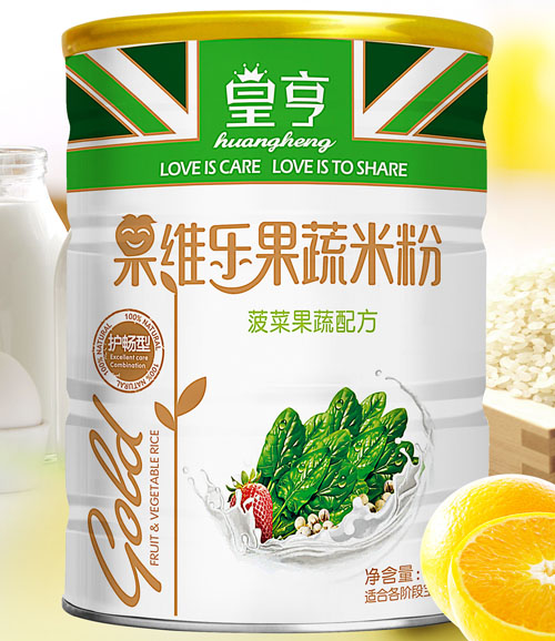 皇亨果維樂果蔬米粉菠菜果蔬配方