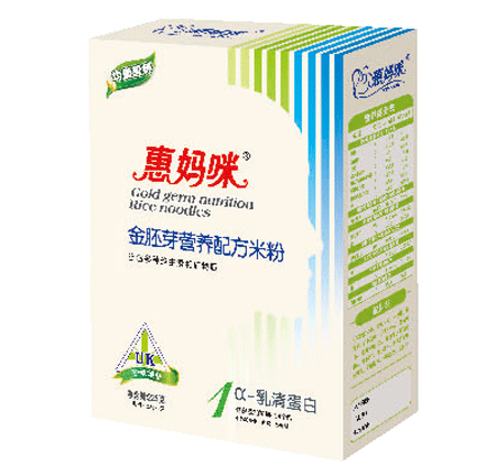 惠媽咪α-乳清蛋白金胚芽米粉1段盒裝