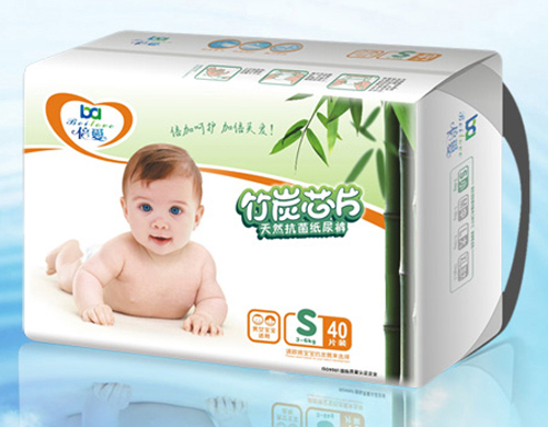 倍愛(ài)綿柔極薄竹炭芯片紙尿褲L碼(小包裝)