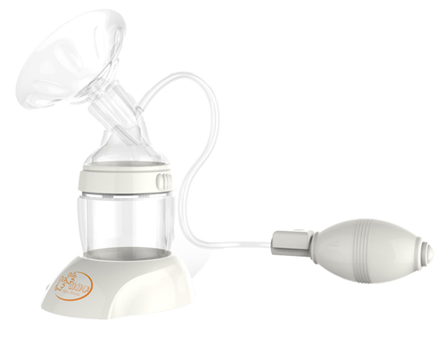 拍拍手吸奶器白色