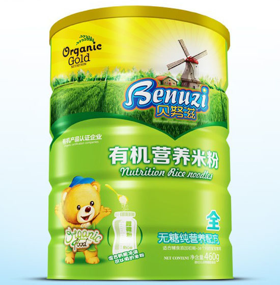 貝努滋無糖純營養(yǎng)有機(jī)營養(yǎng)米粉全段