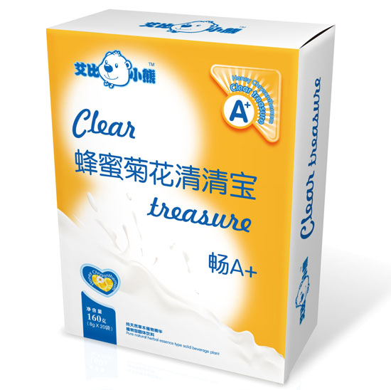 艾比小熊蜂蜜菊花清清寶盒裝