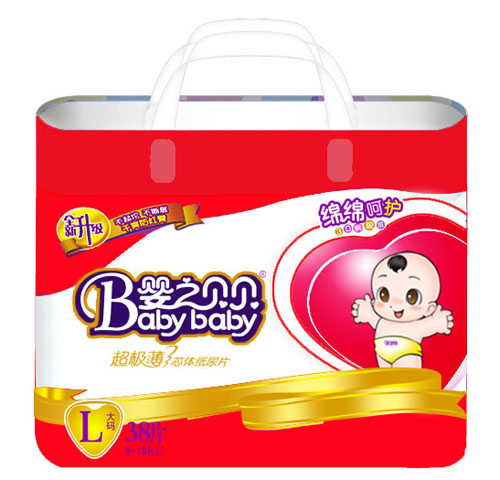 嬰之貝貝超極薄尿片大號38片
