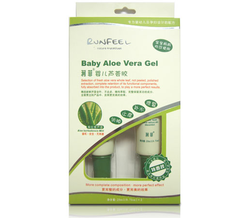 潤(rùn)菲嬰兒蘆薈膠特惠裝