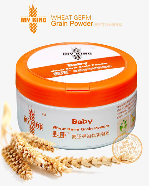 麥康麥胚芽谷物爽身粉140g