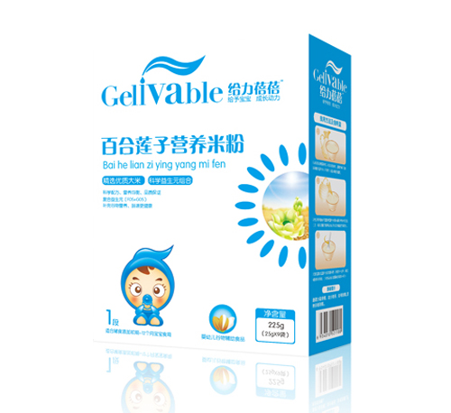 給力蓓蓓百合蓮子yinge營養(yǎng)米粉