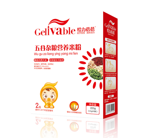 給力蓓蓓五谷雜糧yinge營養(yǎng)米粉