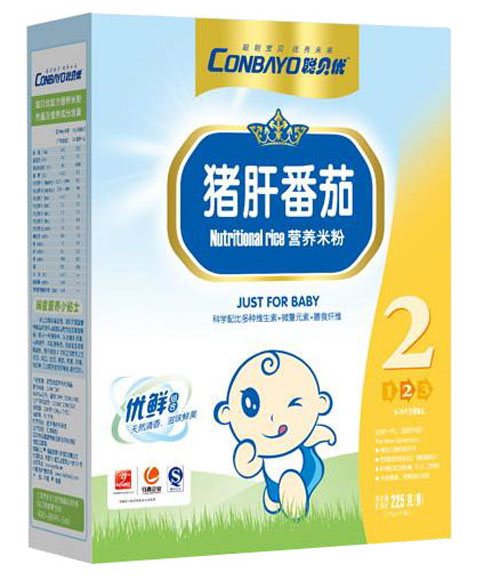 聰貝優(yōu)豬肝番茄營(yíng)養(yǎng)米粉2段