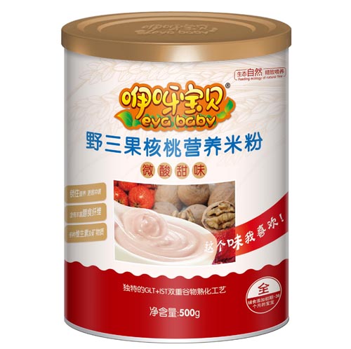 咿呀寶貝野三果核桃營(yíng)養(yǎng)米粉聽(tīng)裝