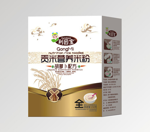 利因?qū)毢}卜貢米營養(yǎng)米粉全段盒裝