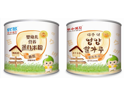 優(yōu)智yingye營(yíng)養(yǎng)蒸谷米粉罐裝