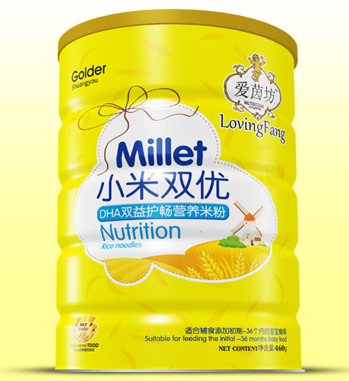 愛(ài)茵坊DHA雙益護(hù)暢小米雙優(yōu)米粉鐵聽(tīng)