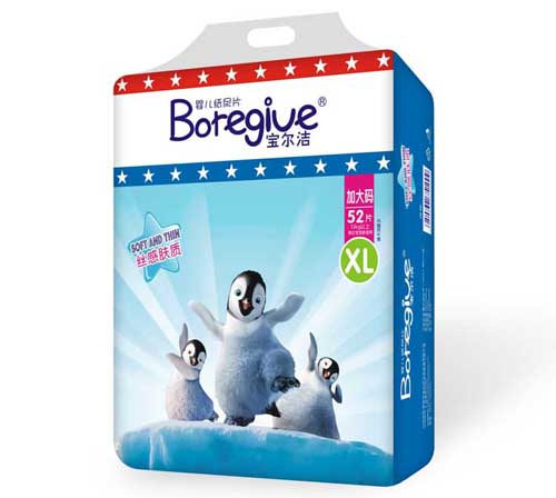 寶爾潔絲感膚質嬰兒紙尿片XL碼52片