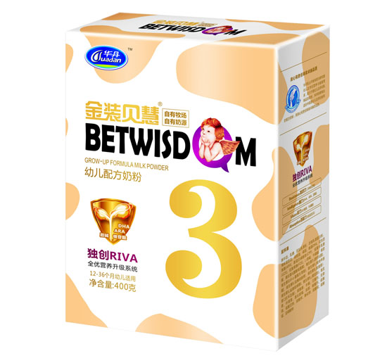 金裝貝慧幼兒配方奶粉3段盒裝