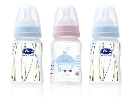 積高新生兒標(biāo)準(zhǔn)口徑真乳實(shí)感小方錐形PP奶瓶150ml