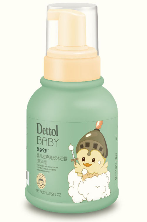 滴露寶貝嬰兒滋爽洗發(fā)沐浴露(泡沫型)320ml