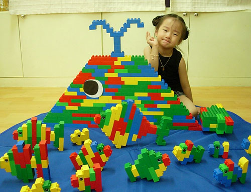 樂(lè)高金魚(yú)積木玩具