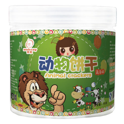 麥聰動物餅干蔬菜味