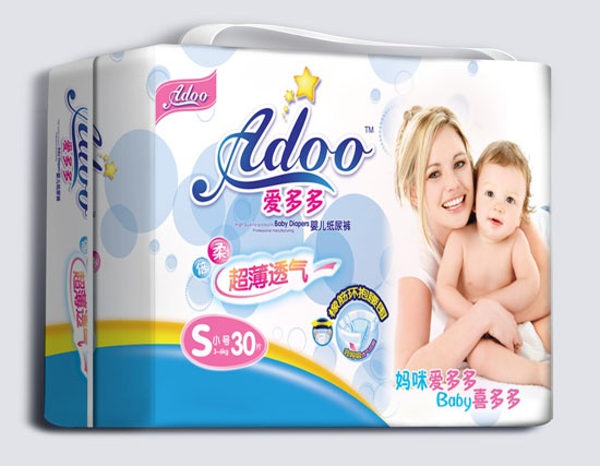 愛多多超薄透氣yinge紙尿褲S碼30片