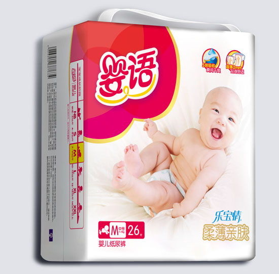 嬰語柔薄親膚yinge紙尿褲M碼26片