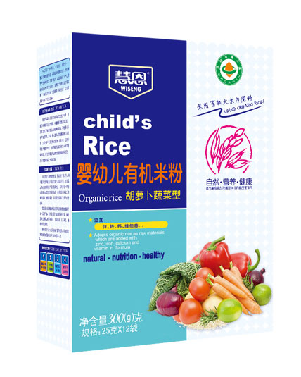 慧恩300克胡蘿卜蔬菜有機米粉