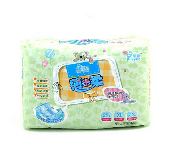 柔恩嬰兒極薄紙尿片XL28片(薄+柔)