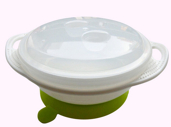 晶瑩餐具碗勺環(huán)保吸盤碗