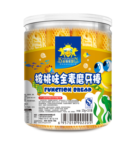 金盾愛嬰核桃味全麥磨牙棒