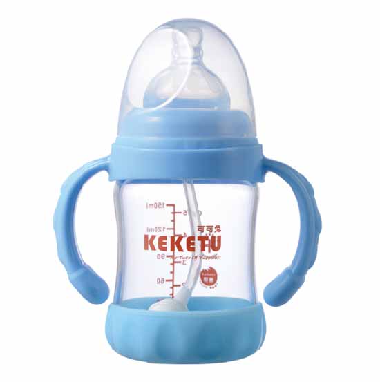 可可兔寬口玻璃奶瓶150ml