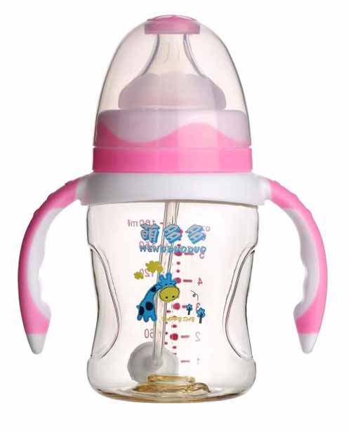 �ȶ��PPSU����180ml�pɫ�t���ֱ��Ԅ�(d��ng)��ƿ